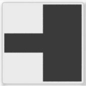 Flag of Aarwangen district, Switzerland シール (正面)