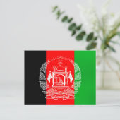 Flag of Afghanistan ポストカード (スタンド正面)