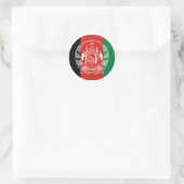 Flag of Afghanistan - 2013 adoption ラウンドシール (バッグ)