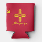 Flag of Albuquerque, New Mexico Can Cooler 缶クーラー (正面)