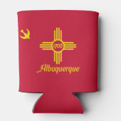 Flag of Albuquerque, New Mexico Can Cooler 缶クーラー (裏面)