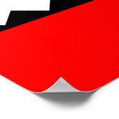 Flag of Amsterdam ポスター (角)