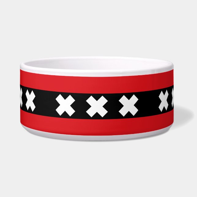 Flag of Amsterdam, Netherlands Bowl ボウル (正面)