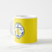 Flag of Anchorage, Alaska Coffee Mug コーヒーマグカップ (正面左)