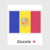 Flag of Andorra (1959–1971) シール (シート)