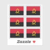 Flag of Angola - a collection シール (シート)