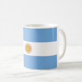 Flag of Argentina コーヒーマグカップ (正面右)