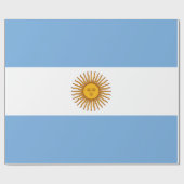 Flag of Argentina ラッピングペーパー (フラット)