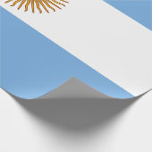 Flag of Argentina ラッピングペーパー (角)