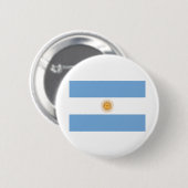 Flag Of Argentina 缶バッジ (正面&裏面)