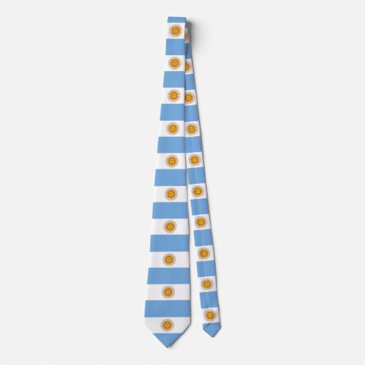 Flag of Argentina Bandera De Argentina ネクタイ (正面)