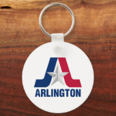 Flag of Arlington, Texas Keychain キーホルダー (正面)