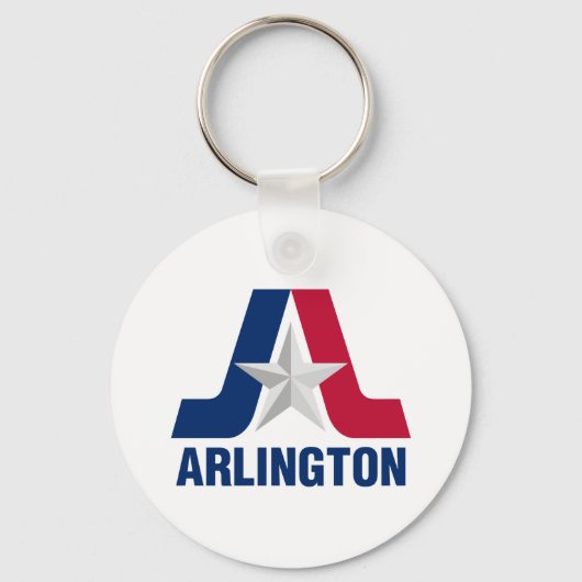Flag of Arlington, Texas Keychain キーホルダー (裏面)