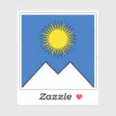 Flag of Arosa, Switzerland シール (シート)