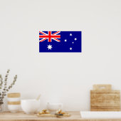 Flag of Australia ポスター (キッチン)