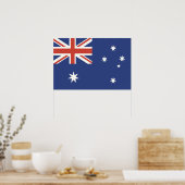 Flag of Australia ポスター (キッチン)