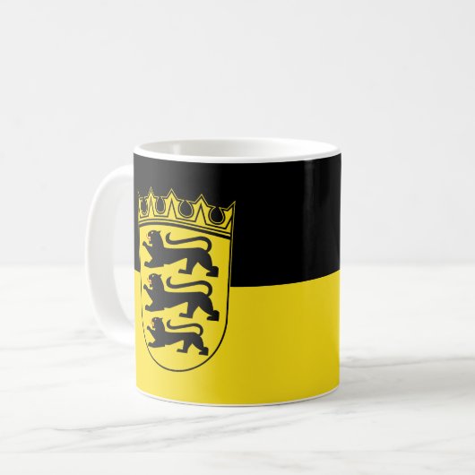Flag of Baden-Württemberg Coffee Mug コーヒーマグカップ (正面左)