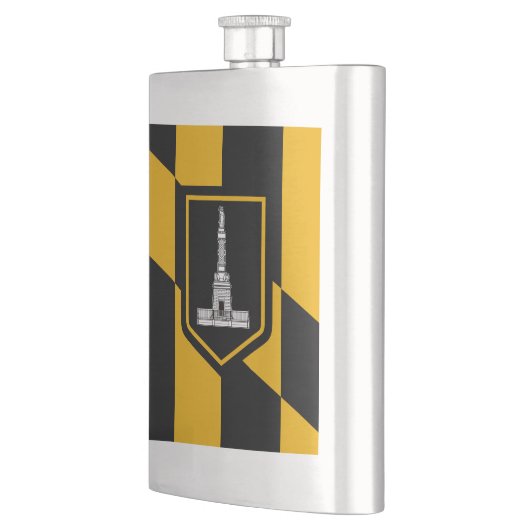 Flag of Baltimore, Maryland Hip Flask フラスク (左)