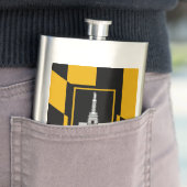 Flag of Baltimore, Maryland Hip Flask フラスク (インサイチュ)