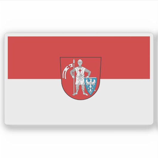 Flag of Bamberg, Germany シール (正面)