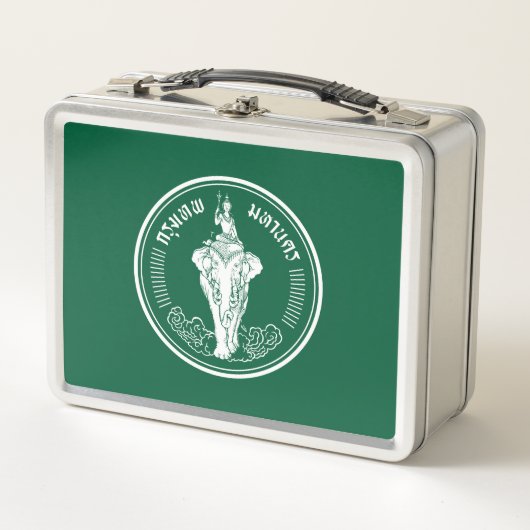 Flag of Bangkok, Thailand Metal Lunch Box メタルランチボックス (正面)