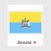 Flag of Banjul, Republic of The Gambia シール (シート)