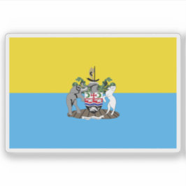 Flag of Banjul, Republic of The Gambia シール