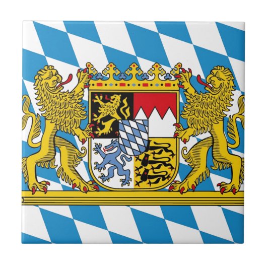 Flag of Bavaria タイル (正面)