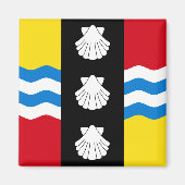 Flag of Bedfordshire Magnet マグネット (正面)
