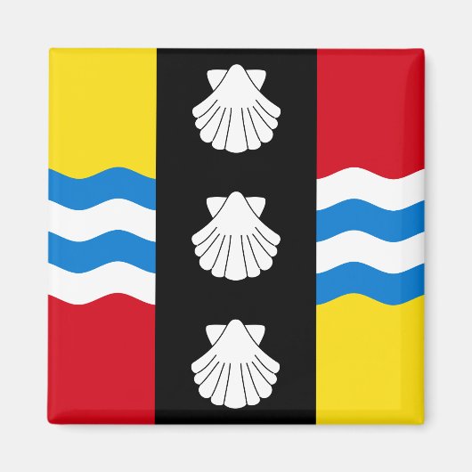 Flag of Bedfordshire Magnet マグネット (正面)
