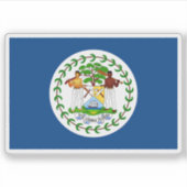 Flag of Belize (1950-1981) シール (正面)