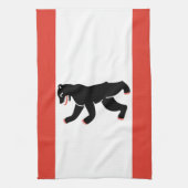 Flag of Berlin Kitchen Towel キッチンタオル (縦)