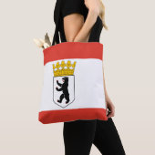 Flag of Berlin Tote Bag トートバッグ (クローズアップ)