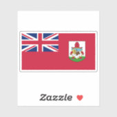Flag of Bermuda, British Overseas Territory シール (シート)