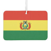 Flag of Bolivia カーエアーフレッシュナー (裏面)