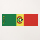 Flag of Bolivia ヨガマット (正面(横))