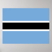 Flag of Botswana ポスター (正面)