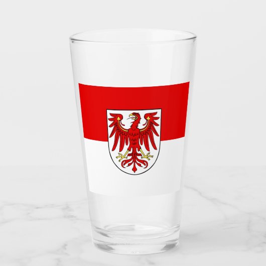 Flag of Brandenburg Glass タンブラーグラス (正面)