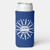 Flag of Buffalo, New York スリム缶クーラー (Seltzer裏面)
