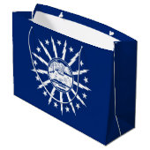 Flag of Buffalo, New York Large Gift Bag ラージペーパーバッグ (裏面アングル)