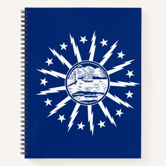 Flag of Buffalo, New York Notebook ノートブック (正面)