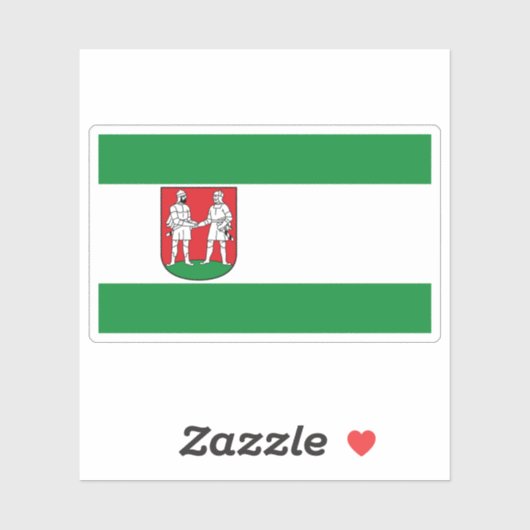 Flag of Bünde, Germany シール (シート)