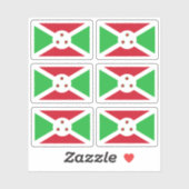 Flag of Burundi - a collection Sticker シール (シート)
