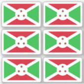 Flag of Burundi - a collection Sticker シール (正面)