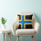 Flag of Caithness Throw Pillow クッション (椅子)