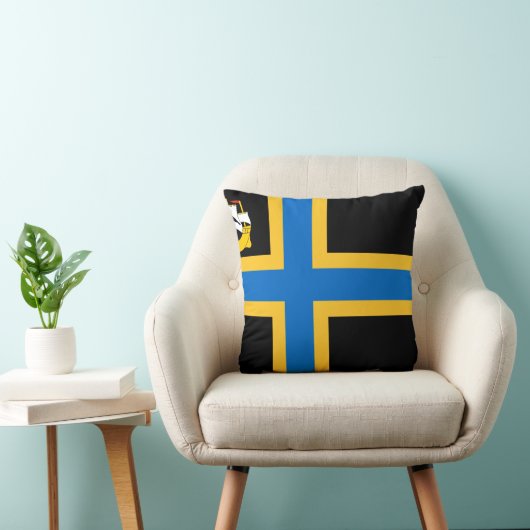 Flag of Caithness Throw Pillow クッション (椅子)