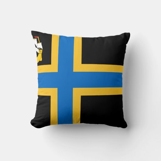 Flag of Caithness Throw Pillow クッション (正面)