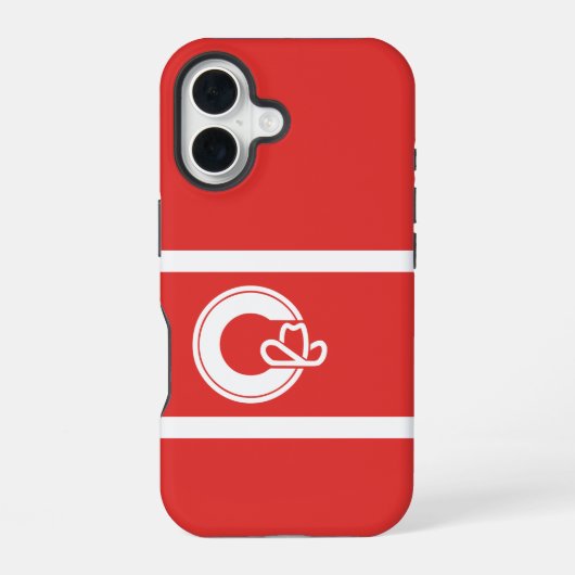 Flag of Calgary, Alberta Case-Mate iPhoneケース iPhone 16ケース (裏面)