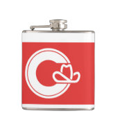 Flag of Calgary, Alberta Flask フラスク (正面)