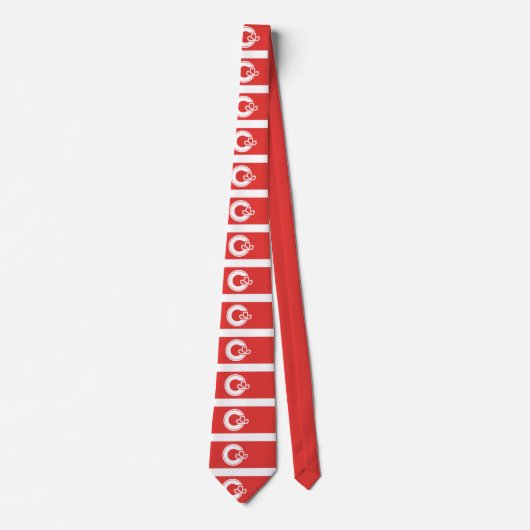 Flag of Calgary, Alberta Neck Tie ネクタイ (正面)